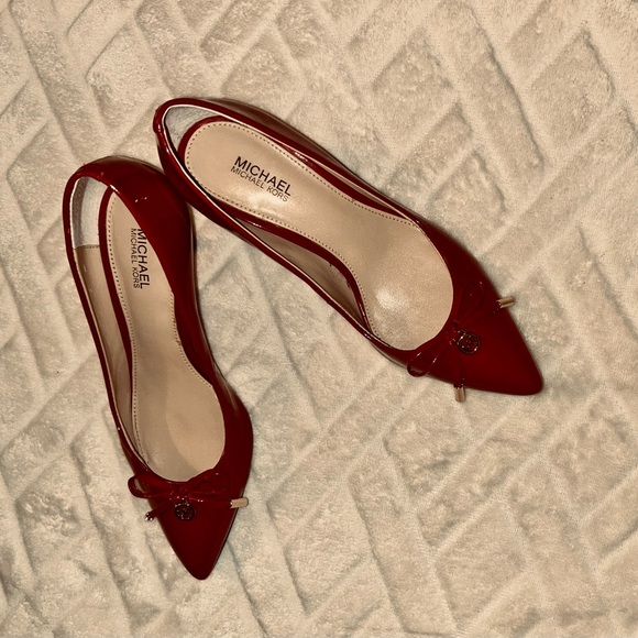 MICHAEL Michael Kors Red Patent Heels - Picture 10 of 15